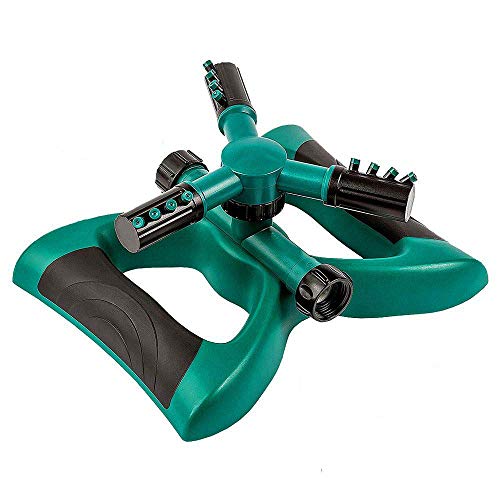 Julujiao Tech Sprinkler, 360 Degree Rotating Weighted Gardening, G...
